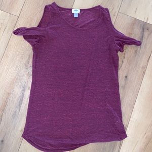 old navy cold shoulder top